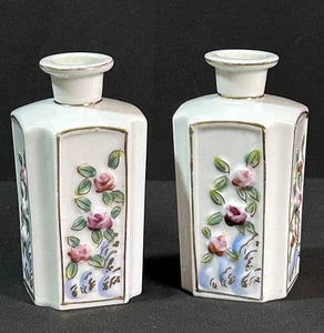 Vintage Made In Occupied Japan Handbemalte Miniatur Vasen Japanische Figur 4 Zoll - Bild 1 von 6