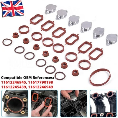 6X 33 mm Swirl Flap Replacements Removal Blanks Delete Plug For BMW M47 M57 E60 - Image 1 of 4