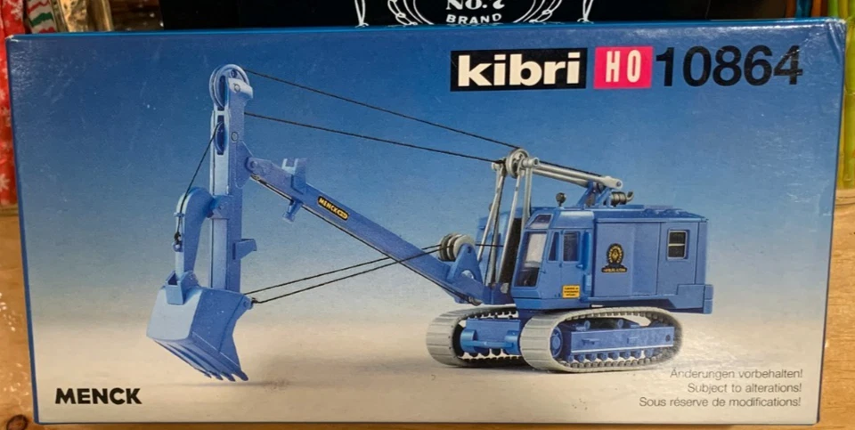 Rare Kibri HO #108364 Menck Grapple Excavator Model Kit Factory Sealed Box - Image 1 of 4
