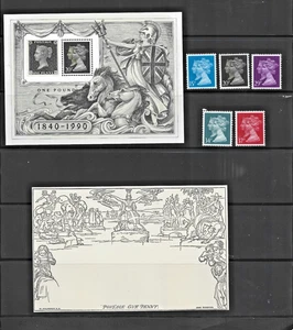 queen elizabeth ii stamps STORY OF THE PENNY BLACK VICTORIA DOUBLE HEADS SCAN - Picture 1 of 1