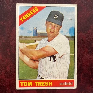 1966 Topps Set TOM TRESH #205 NEW YORK YANKEES - VG-EX - Picture 1 of 2