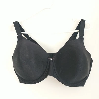 Sujetador Camiseta Vanity Fair 40DD Negro Floral 4 Vías Elastizado Estilo Suave 75345 Foto 1 de 4