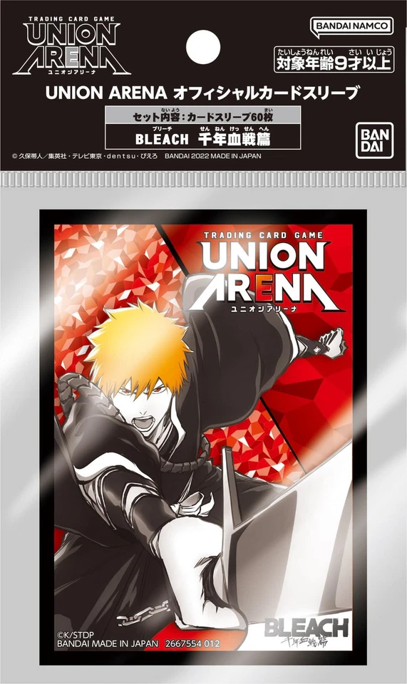 Bandai UNION ARENA Official Card Sleeve Bleach Thousand-Year Blood War Pack