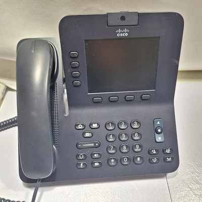 批量 2 件 思科 CP-8945-K9 IP VOIP 视频会议电话 无电源线 1 支架 — 第 1/4 张图片