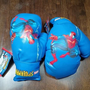 2003 Marvel Spider-Man Kids Boxing Gloves KellyToy Brand New - Picture 1 of 5
