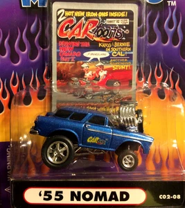 MUSCLE MACHINES CARTOONS 1955 CHEVY NOMAD WAGON 1/64 IDECAST - 55 CHEVY - - Picture 1 of 2