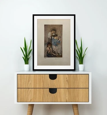 Pablo Picasso, Litografía Original Firmada a Mano con Certificado de Autenticidad y Valoración de $3,500 Foto 1 de 4