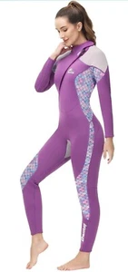 Protauri  Women's Purple Mermaid Wetsuit Size Large - Picture 1 of 7