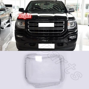 Right Front Headlamp Lens Cover + Sealant Glue For GMC Sierra 1500 2014-2018 - Picture 1 of 7