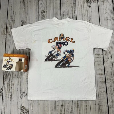 CAMISETA DE BOLSILLO PROMO CIGARRILLO MOTOCROSS CARRERAS CAMEL PRO CAMEL PRO VINTAGE AÑOS 90 XL Foto 1 de 4