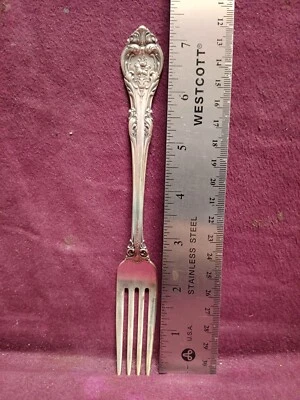 Horquilla Gorham Sterling KING EDWARD 7 1/2" 55 gramos nueva marca sin monograma Foto 1 de 4