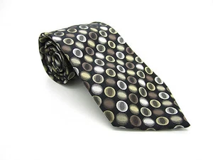 ALFANI Silk Multicolor Polka Dot Hand Made Tie - Picture 1 of 2