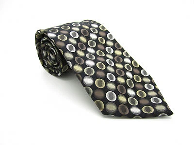 Corbata hecha a mano a lunares multicolor de seda ALFANI Foto 1 de 2