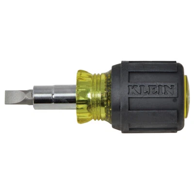 Klein Tools 32561 6-in-1 Multi-Bit Screwdriver / Nut Driver, Stubby - Image 1 of 3