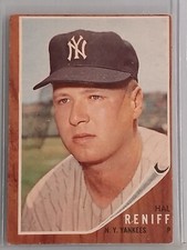1962 TOPPS #139A HAL RENIFF  YANKEES