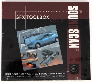 USB Soundscan V2 61 SFX Toolbox Vol 2 Akai Sample/Sound Library/Sampling 2 CD - Picture 1 of 2