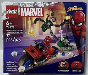 LEGO 76275 Marvel Motorcycle Chase Spider-Man vs Doc Ock RETIRADO ENVÍO GRATUITO - Imagen 1 de 2