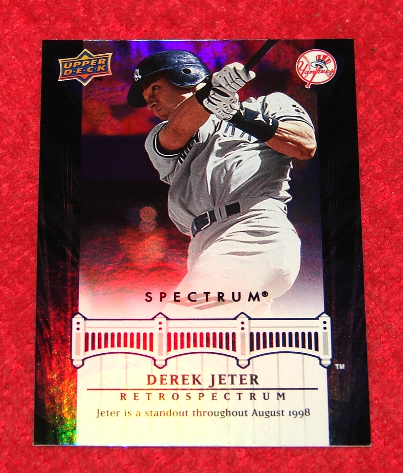 DEREK JETER YANKEES 2008 UPPER DECK SPECTRUM RETROSPECTUM #DJ28 (B2) - Image 1 of 1