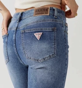 Vintage Guess Jeans Women Sz 26 High Rise Waist Bootcut USA Denim Y2K - Picture 1 of 7