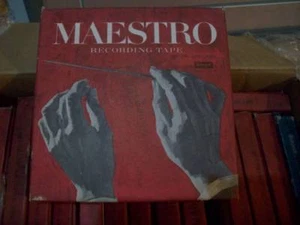 Maestro mylar reel to reel tape 1/4" width. recorded on and label written on - Picture 1 of 2