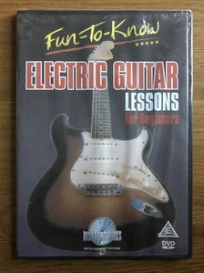 New & Sealed Fun To Know DVD Electric Guitar Lessons For Beginners - Picture 1 of 2