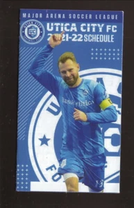 Utica City FC 2021-22 Pocket Spielplan PJ Green Printing MASL - Bild 1 von 2