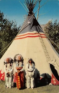 # G3559 CARTOLINA INDIANI AMERICANI, - Foto 1 di 2