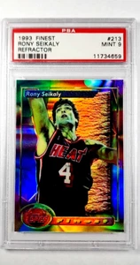 1993 1993-94 Topps Finest Refractor #213 Rony Seikaly PSA 9 Only 2 Graded Higher - Picture 1 of 3