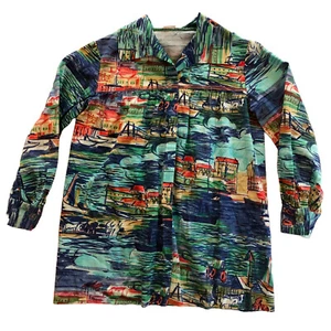 Vintage Kids Sea Town Ruth of Carolina Ruth Original Button Up Long Sleeve Shirt - Picture 1 of 6