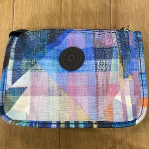 Kipling Kulturbeutel/Kosmetiktasche Mehrfarbig 2 Reißverschlussfächer EUC - Bild 1 von 13