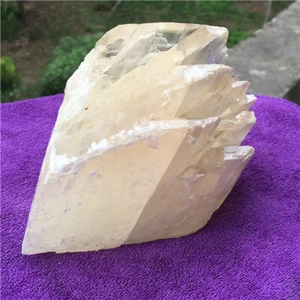 Muestra mineral de roca cristal calcita pirita blanca natural "Benz" 3,28 lb X441 - Imagen 1 de 11