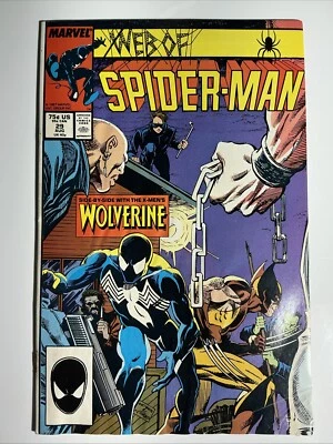 Web Of Spider-Man #29 1987 4.0 VG Marvel Comic Book Copper Age Wolverine Cover - Image 1 of 4