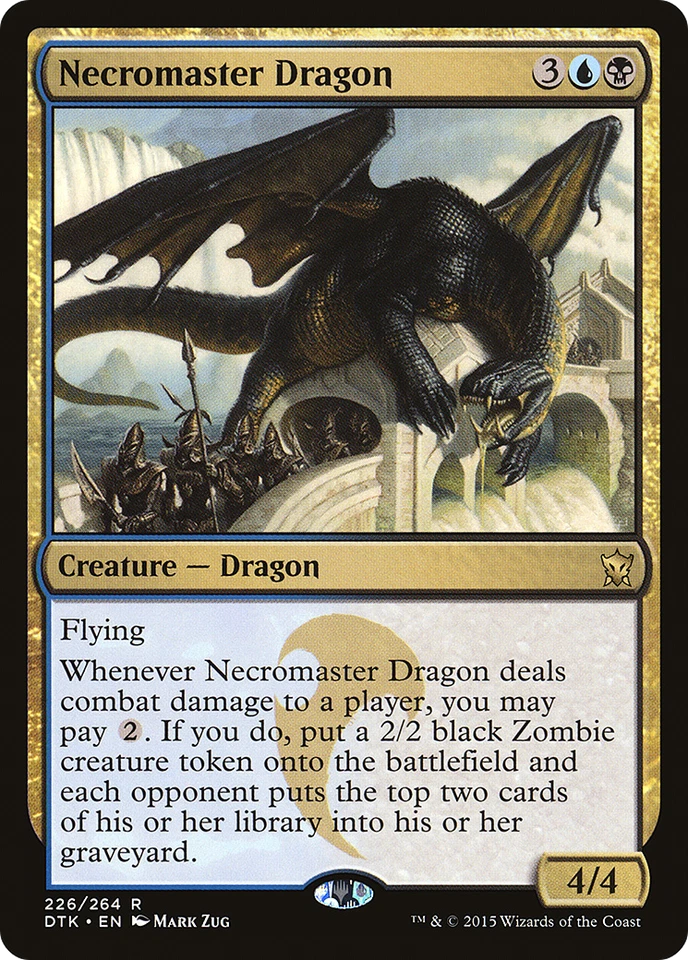Necromaster Dragon x1 FOIL - Dragons Of Tarkir - Excellent/Near Mint - 4RCards - Image 1 of 1