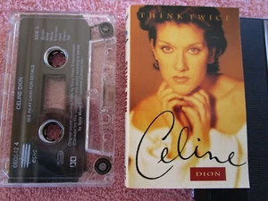 Celine Dion Think Twice Le Monde Est Stone Sony 550 Msc 660642-4 Cassette Single - Picture 1 of 4