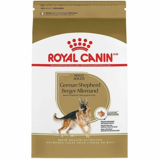Royal Canin German Shepherd Adult Dry Dog Food - 30lbs