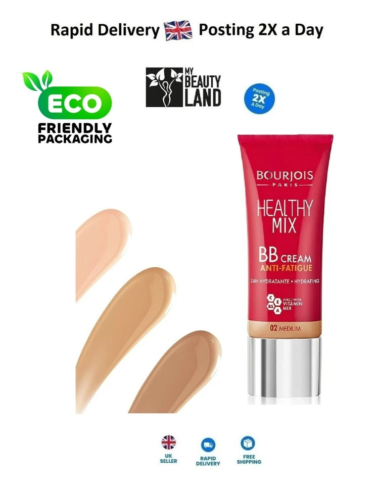 Bourjois Healthy Mix BB Cream Anti-Fatigue & Hydration Effect Foundation*Sealed* - Image 1 of 1