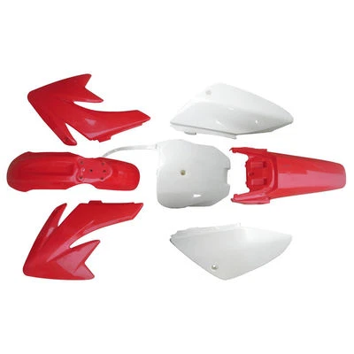 KIT DE GUARDABARROS DE PLÁSTICO ROJO para HONDA CRF 70 XR 70 150cc 160cc Pit Dirt Bike Foto 1 de 4