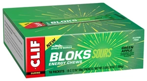 Clif Shot Bloks - Green Apple, Box of 18 - Picture 1 of 2