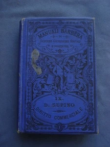 GIURISPRUDENZA-SUPINO-DIRITTO COMMERCIALE-BARBERA 1890 - Picture 1 of 1