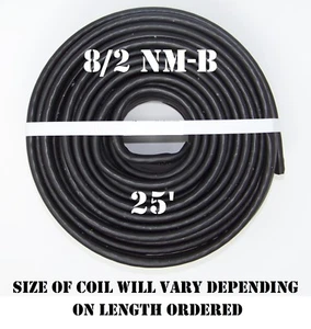 8/2 NM-B x 25' Southwire "Romex®" Electrical Cable - Picture 1 of 2