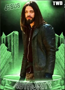 Topps The Walking Dead Card Trader 2020 Authority Jesus Green Digital Card - Picture 1 of 1