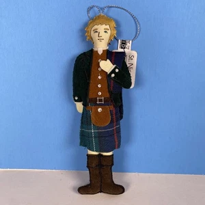 St. Nicolas Green Highlander Weihnachtsschmuck - Puppe Stofffigur - Bild 1 von 9