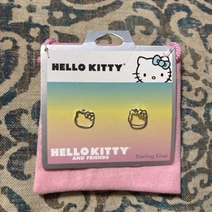 PENDIENTES RECORTADOS HELLO KITTY® PLATA ESTERLINA - Imagen 1 de 8