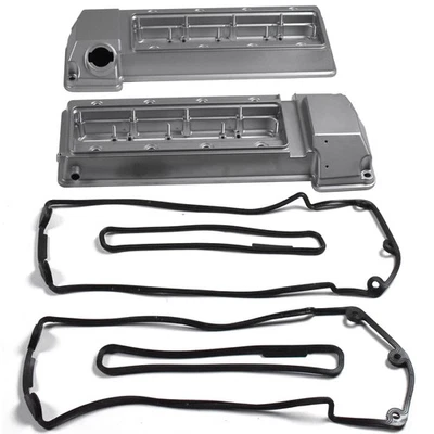 Cubierta de válvula de motor izquierda y derecha para BMW 540i E39 740i 740iL 1998-2001 E38 Foto 1 de 4