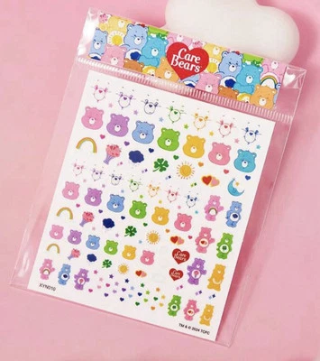 SHEIN Care Bears Nagelsticker Nail Art Deko Sticker lustige Designs