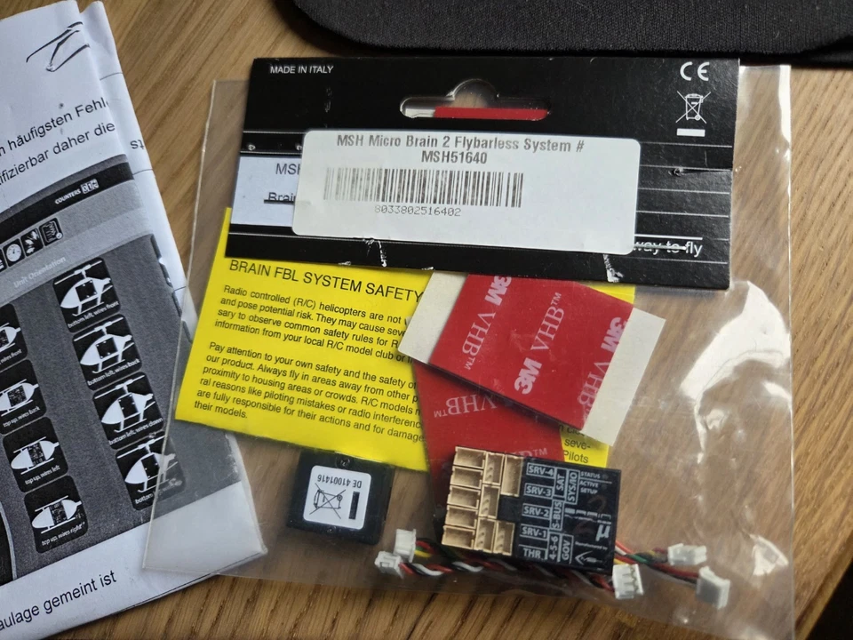 MSH Micro BRAIN 2 Flight Controller Flybarless System Neu/Ungeöffnet OVP - Bild 1 von 1