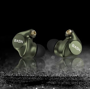 BASN Metalen In Ear Monitor Headphones 2 Dynamic Driver  2 Balanced Armatures - Picture 1 of 9