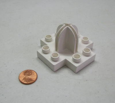 New! Lego Duplo White Figure Stand For Garden Forest Fairy Theater Specialty — 第 1/3 张图片