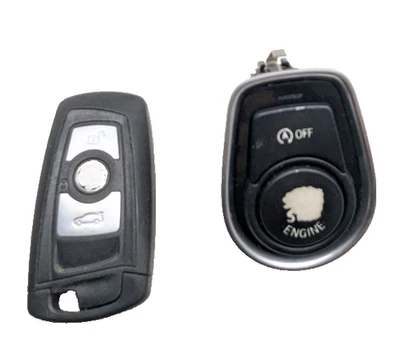Оригинальная кнопка запуска и ключ зажигания для BMW F30 320i 328i N20 2012-2016 годов выпуска - Изображение 1 из 4