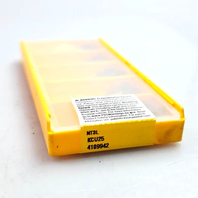 Kennametal NT3L KCU25 Carbide Top Notch Threading Inserts (Box of 5) - Image 1 of 4